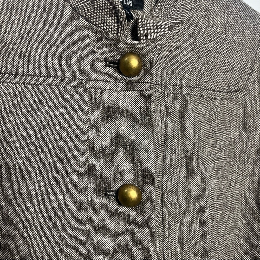 Apt. 9 Tweed Peplum Blazer Sz 8 - Picture 3 of 11